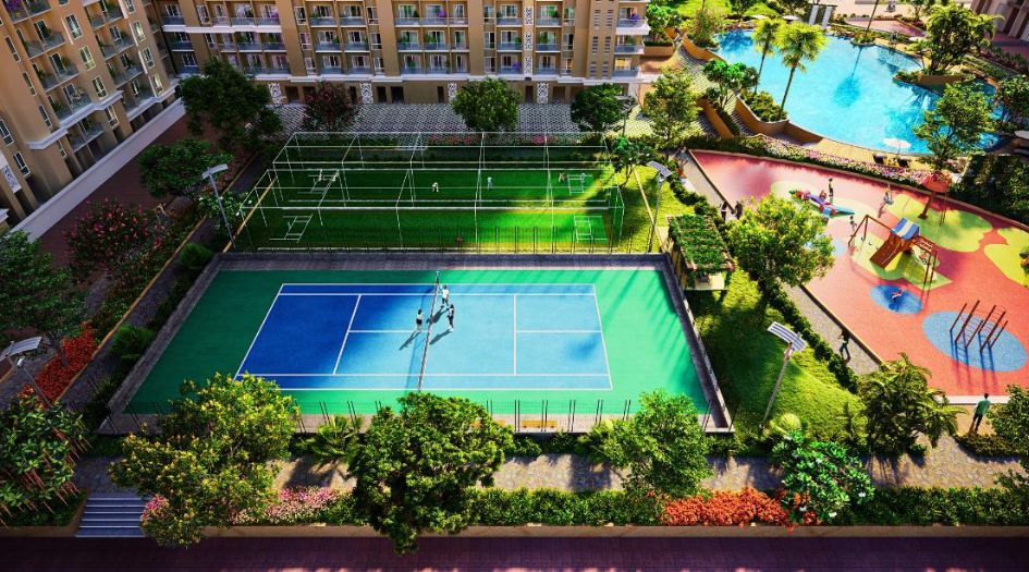 Dosti-West-County-Olive-Amenities-Tennis-Court
