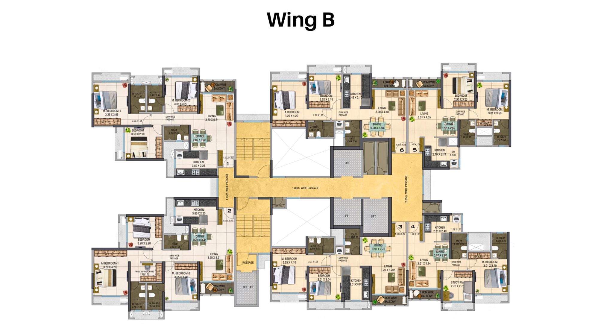 Dosti-West-County-Olive-Wing-B-Floor-Plan